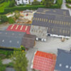 Sanierung für Reithallen und landwirtschaftliche Gebäude Luftaufnahme 2
